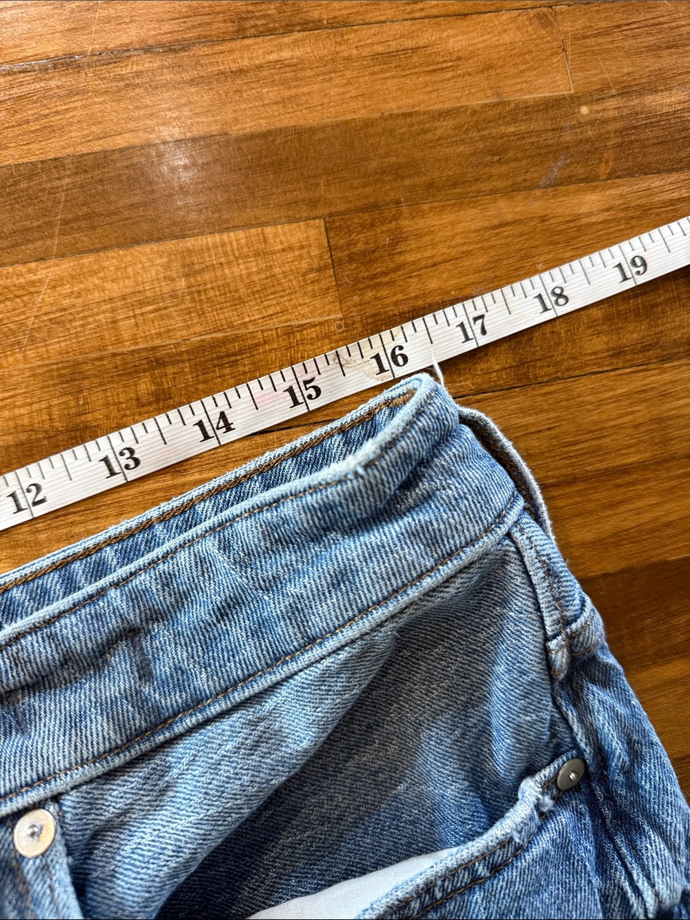 Madewell Jeans Women 31 Blue The Curvy Perfect Vintage Wide Leg High Rise Raw (w - Picture 5 of 9